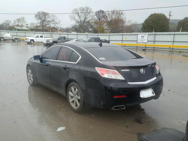 19UUA8F57CA029222 - 2012 ACURA TL BLACK photo 3