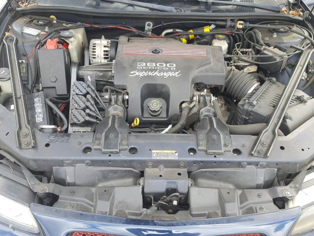 1G2WR52122F211787 - 2002 PONTIAC GRAND PRIX BLUE photo 7