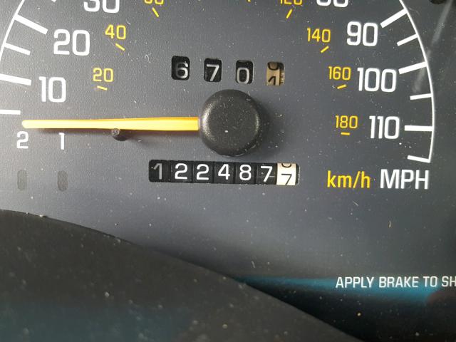 1G2WR52122F211787 - 2002 PONTIAC GRAND PRIX BLUE photo 8