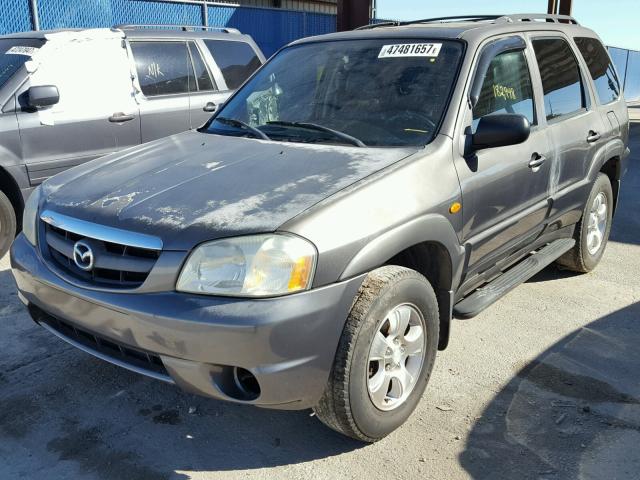 4F2CZ061X3KM38455 - 2003 MAZDA TRIBUTE ES GRAY photo 2