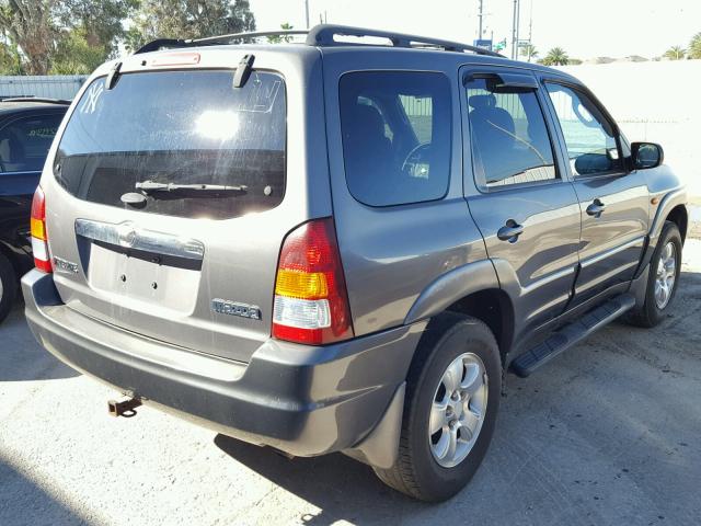 4F2CZ061X3KM38455 - 2003 MAZDA TRIBUTE ES GRAY photo 4