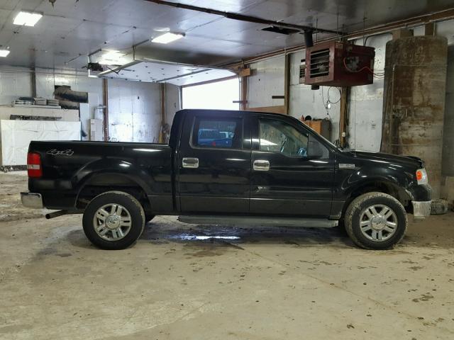 1FTPW14524KD33576 - 2004 FORD F150 SUPER BLACK photo 9