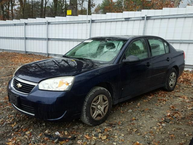 1G1ZS57FX7F300556 - 2007 CHEVROLET MALIBU LS BLUE photo 2