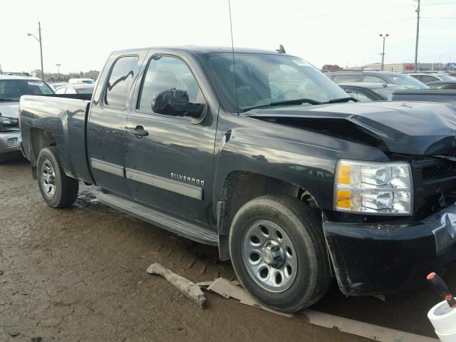 1GCSCREA8AZ134533 - 2010 CHEVROLET SILVERADO BLACK photo 1