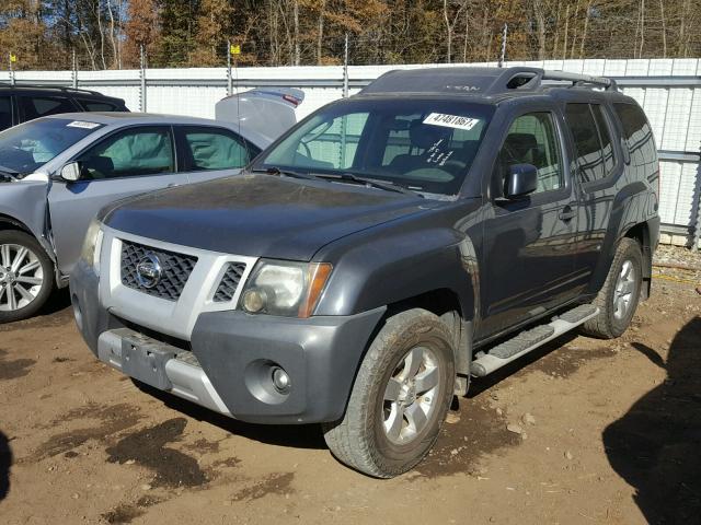 5N1AN0NU8AC505202 - 2010 NISSAN XTERRA OFF CHARCOAL photo 2