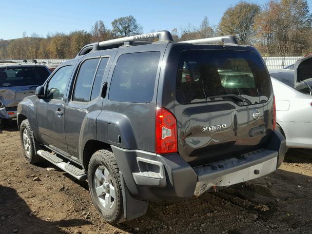 5N1AN0NU8AC505202 - 2010 NISSAN XTERRA OFF CHARCOAL photo 3