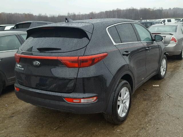 KNDPM3AC0H7232680 - 2017 KIA SPORTAGE L BLACK photo 4