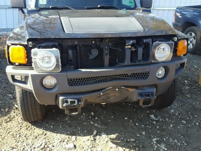 5GTDN136168161937 - 2006 HUMMER H3 BLACK photo 9