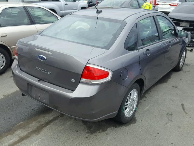 1FAHP3FN0BW150652 - 2011 FORD FOCUS SE CHARCOAL photo 4