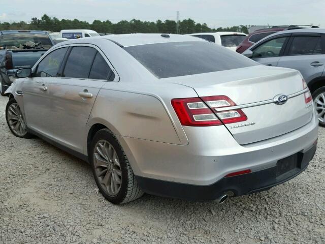 1FAHP2F81FG108656 - 2015 FORD TAURUS LIM SILVER photo 3