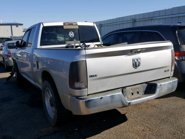 1D7RB1GP6AS109181 - 2010 DODGE RAM 1500 SILVER photo 3