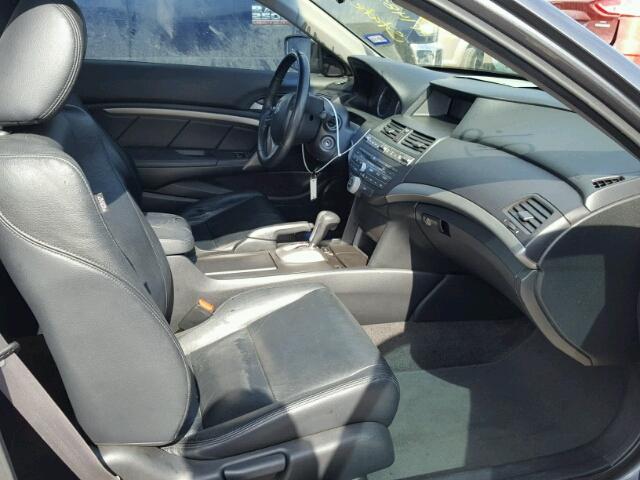 1HGCS2B8XAA008951 - 2010 HONDA ACCORD EXL CHARCOAL photo 5