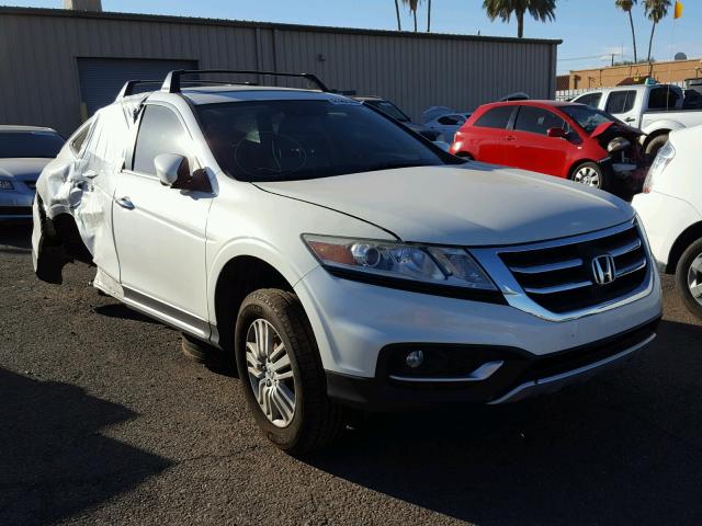 5J6TF3H54DL000207 - 2013 HONDA CROSSTOUR WHITE photo 1