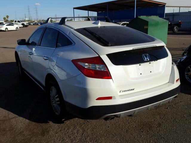 5J6TF3H54DL000207 - 2013 HONDA CROSSTOUR WHITE photo 3