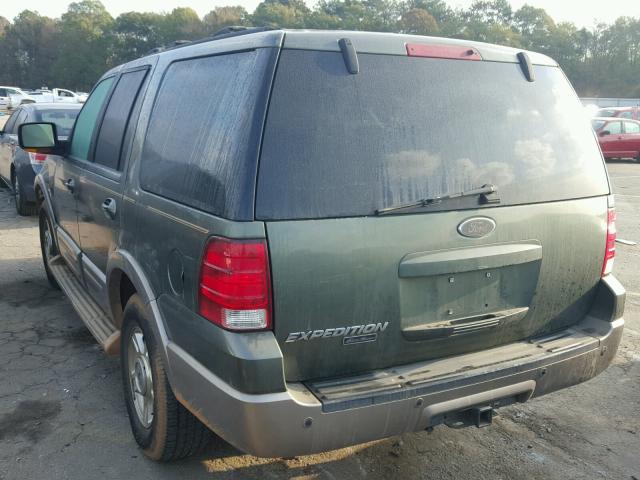 1FMEU17W34LA80078 - 2004 FORD EXPEDITION GREEN photo 3