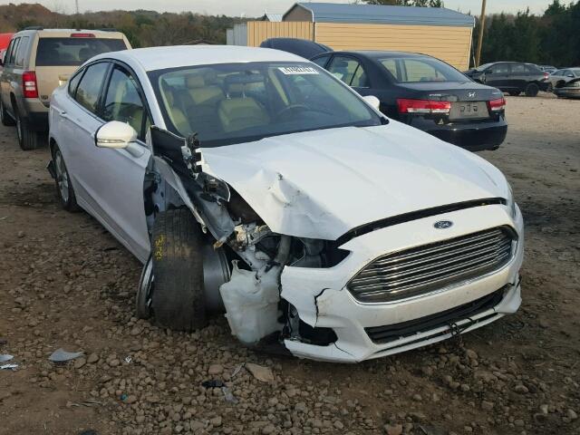 3FA6P0HR6DR149985 - 2013 FORD FUSION SE WHITE photo 1