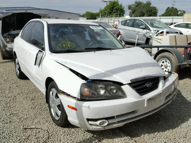 KMHDN46D35U938526 - 2005 HYUNDAI ELANTRA GL WHITE photo 1