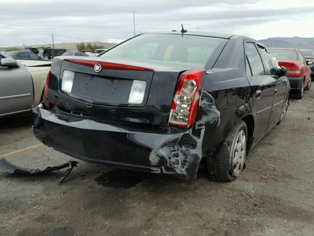 1G6DM57T960140675 - 2006 CADILLAC CTS BLACK photo 4