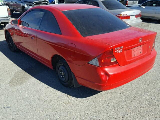 1HGEM210X2L102543 - 2002 HONDA CIVIC EX RED photo 3