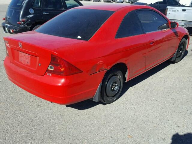 1HGEM210X2L102543 - 2002 HONDA CIVIC EX RED photo 4