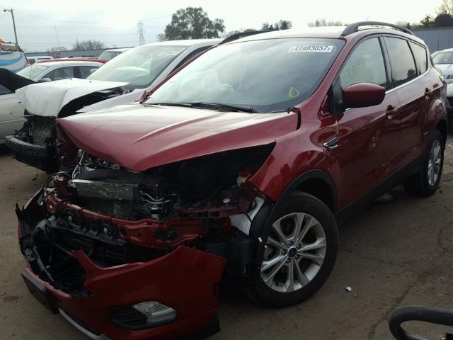 1FMCU0GD9HUC34261 - 2017 FORD ESCAPE SE RED photo 2