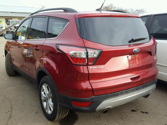 1FMCU0GD9HUC34261 - 2017 FORD ESCAPE SE RED photo 3