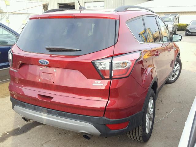 1FMCU0GD9HUC34261 - 2017 FORD ESCAPE SE RED photo 4