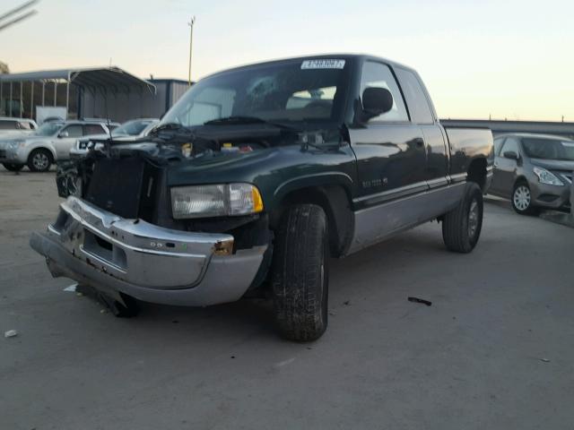 3B7HC13Y3XM512053 - 1999 DODGE RAM 1500 GREEN photo 2