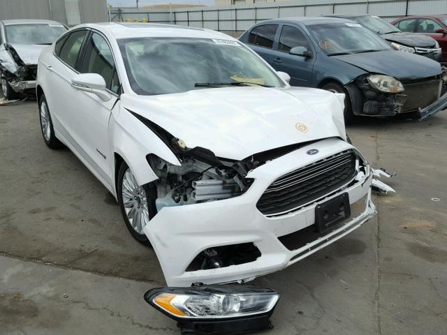 3FA6P0LU3ER306899 - 2014 FORD FUSION SE WHITE photo 1