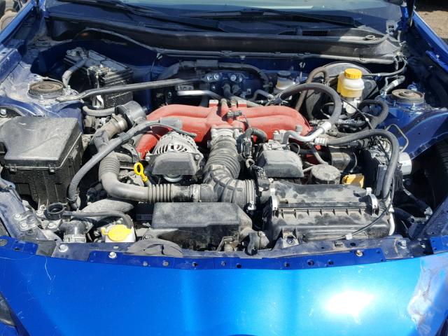 JF1ZCAC11H9604694 - 2017 SUBARU BRZ 2.0 LI BLUE photo 7