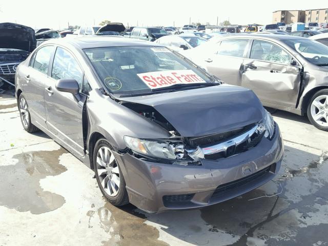 1HGFA16999L028735 - 2009 HONDA CIVIC EXL CHARCOAL photo 1