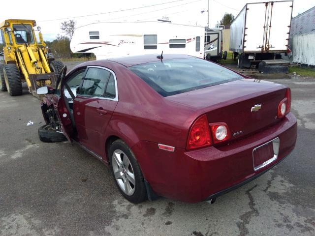 1G1ZH57B68F239526 - 2008 CHEVROLET MALIBU 1LT BURGUNDY photo 3