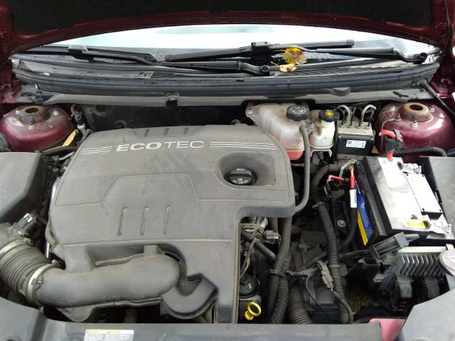 1G1ZH57B68F239526 - 2008 CHEVROLET MALIBU 1LT BURGUNDY photo 7