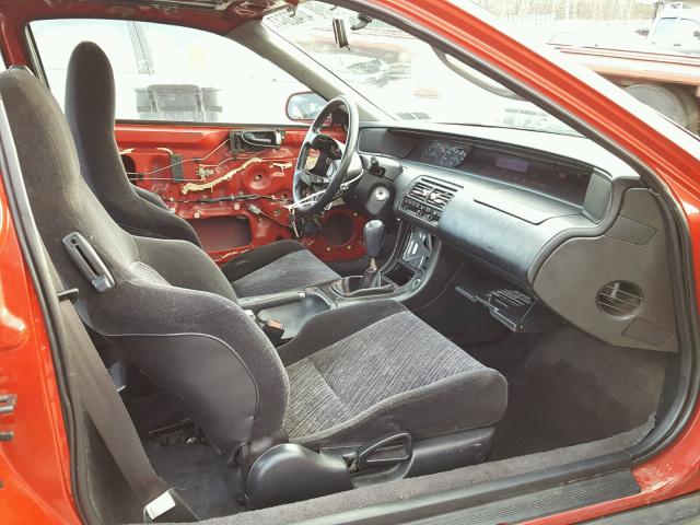 JHMBB1174PC001857 - 1993 HONDA PRELUDE SR RED photo 5