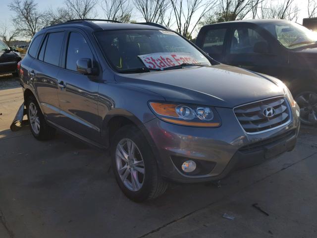 5NMSK4AG8AH366960 - 2010 HYUNDAI SANTA FE L GRAY photo 1