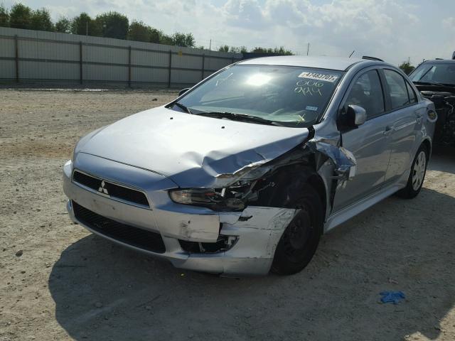 JA32U2FU7FU006994 - 2015 MITSUBISHI LANCER ES SILVER photo 2