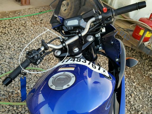 JYARJ18E69A005670 - 2009 YAMAHA FZ6 R BLUE photo 5