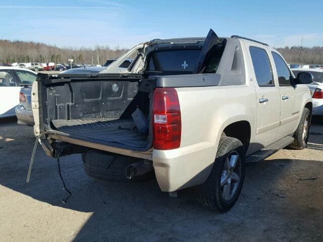 3GNFK12378G278362 - 2008 CHEVROLET AVALANCHE GOLD photo 4