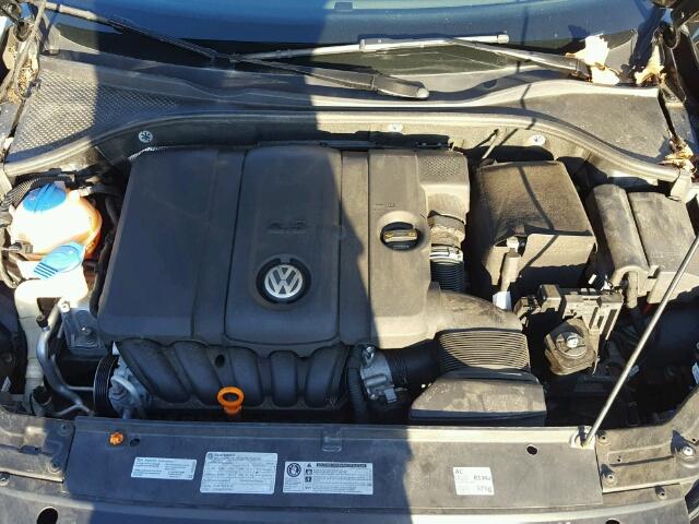 1VWAP7A35DC093102 - 2013 VOLKSWAGEN PASSAT S BLACK photo 7