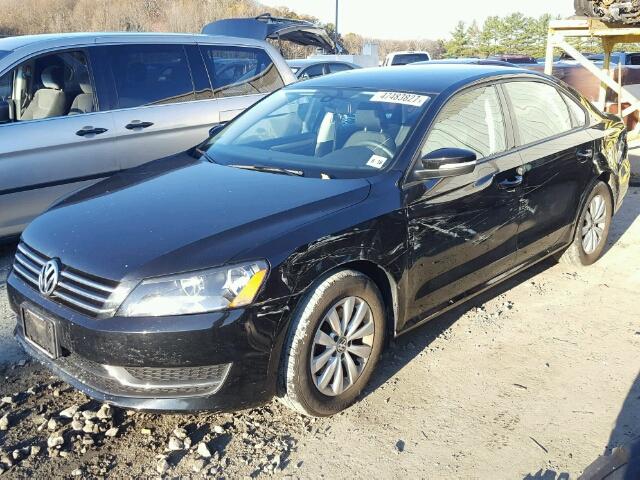 1VWAP7A35DC093102 - 2013 VOLKSWAGEN PASSAT S BLACK photo 9