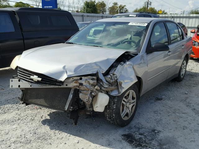 1G1ZS58F08F107851 - 2008 CHEVROLET MALIBU LS Gümüş foto 2