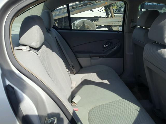 1G1ZS58F08F107851 - 2008 CHEVROLET MALIBU LS Gümüş foto 6