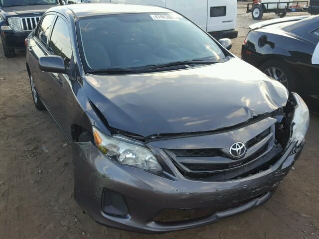 5YFBU4EE8CP009287 - 2012 TOYOTA COROLLA BA GRAY photo 1