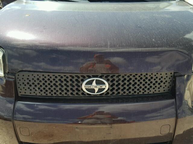 JTLKE50E891067766 - 2009 TOYOTA SCION XB Марун фото 7