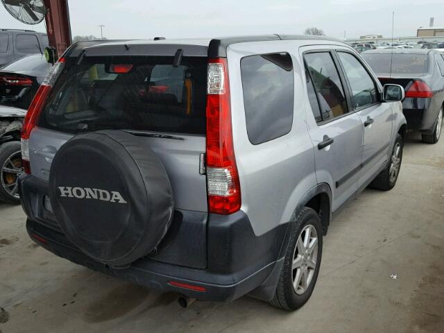 JHLRD78865C049694 - 2005 HONDA CR-V EX ვერცხლისფერი ფოტო 4