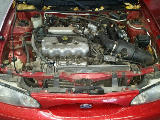 3FAFP13P8YR226275 - 2000 FORD ESCORT RED photo 7