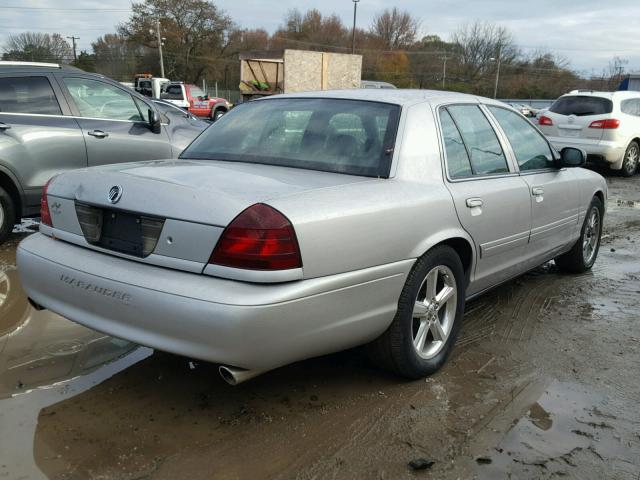 2MHHM79V64X647381 - 2004 MERCURY MARAUDER SILVER photo 4