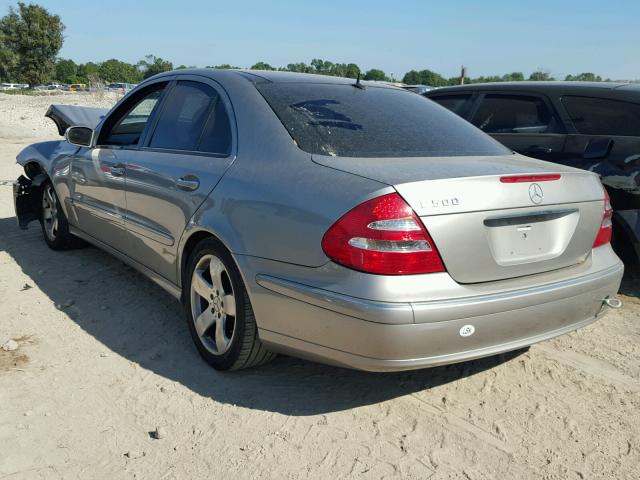 WDBUF70J23A187630 - 2003 MERCEDES-BENZ E 500 SILVER photo 3