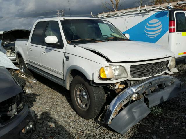 1FTRW07L21KD56039 - 2001 FORD F150 SUPER WHITE photo 1