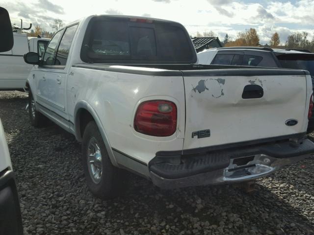 1FTRW07L21KD56039 - 2001 FORD F150 SUPER WHITE photo 3